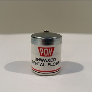 Vintage UnWaxed Dental‎ Floss POH Sealed 100 yards